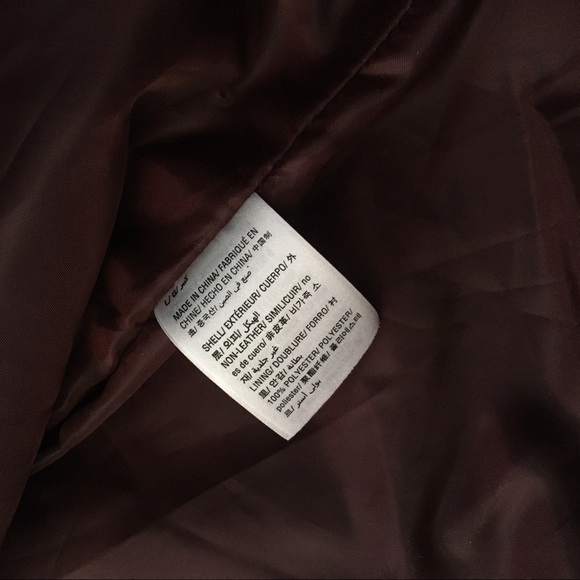 Patent Faux Leather Moto Jacket - Picture 6 of 6